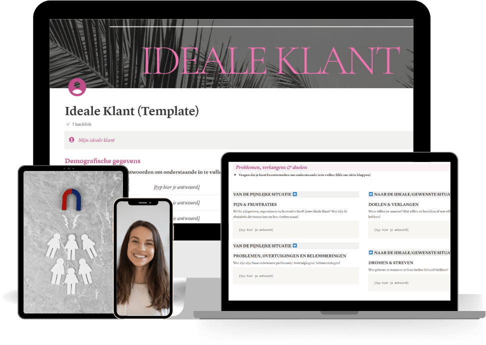 Notion Ideale Klant - Persona - Template - Nederlands