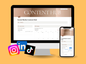 Notion Social Media Content Hub